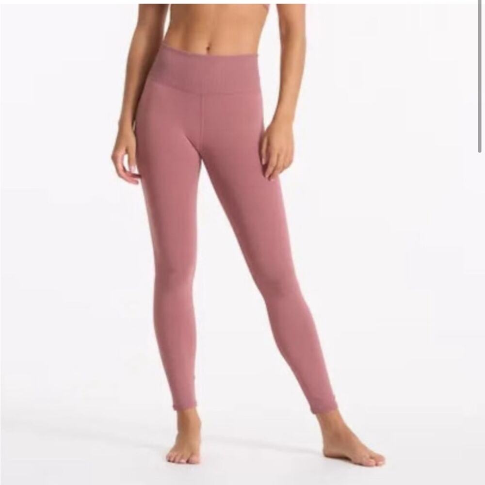 REVOLVE Year Of Ours Pink Mauve Ribbed Leggings - Picture 2 of 8